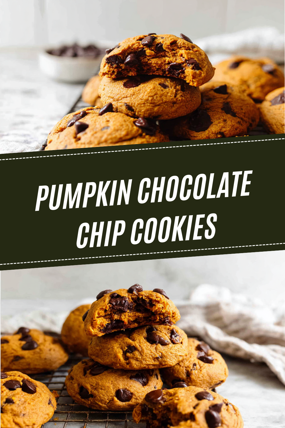 Pumpkin Chocolate Chip Cookies