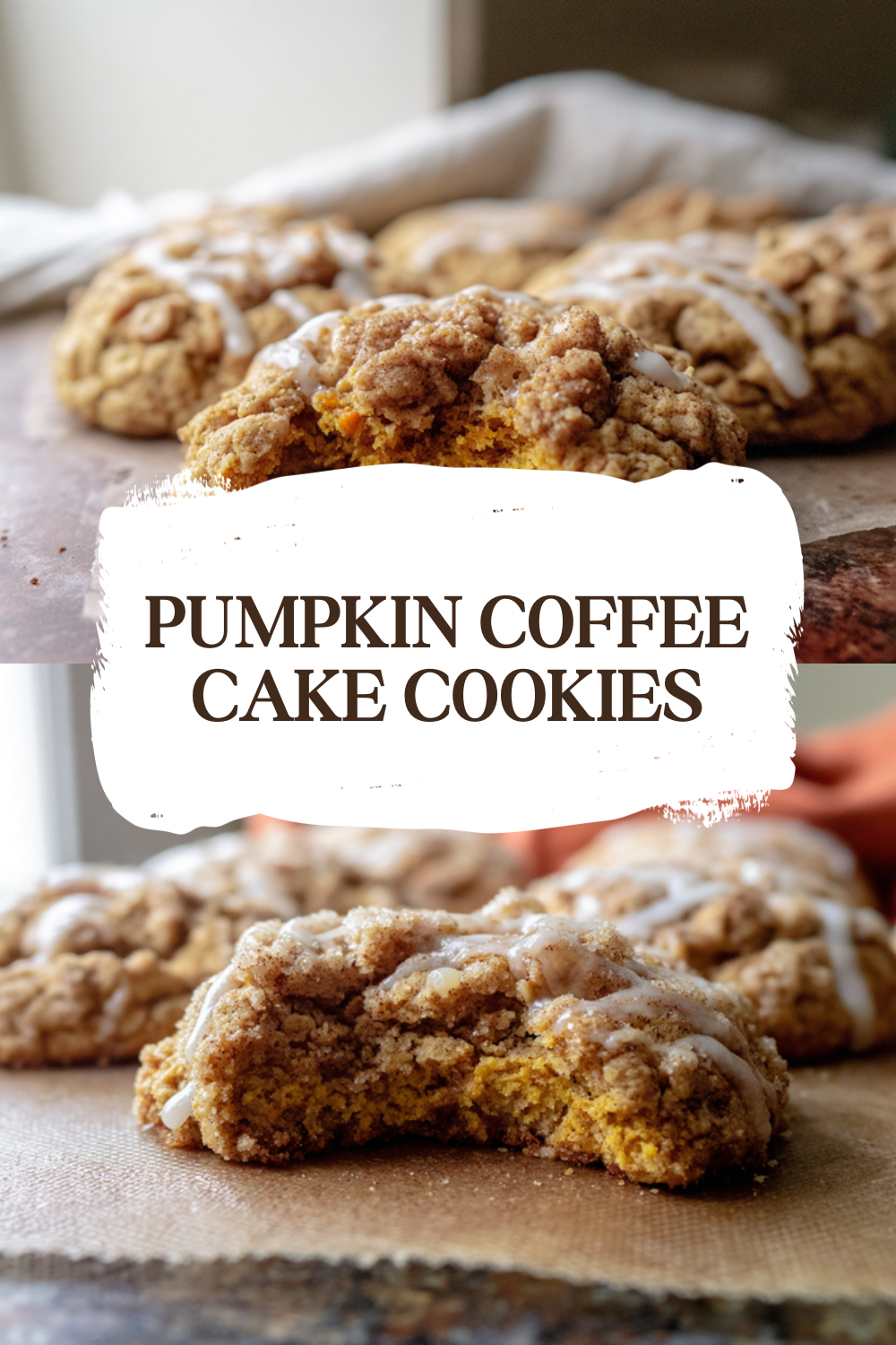 Pumpkin Coffee Cake Cookies