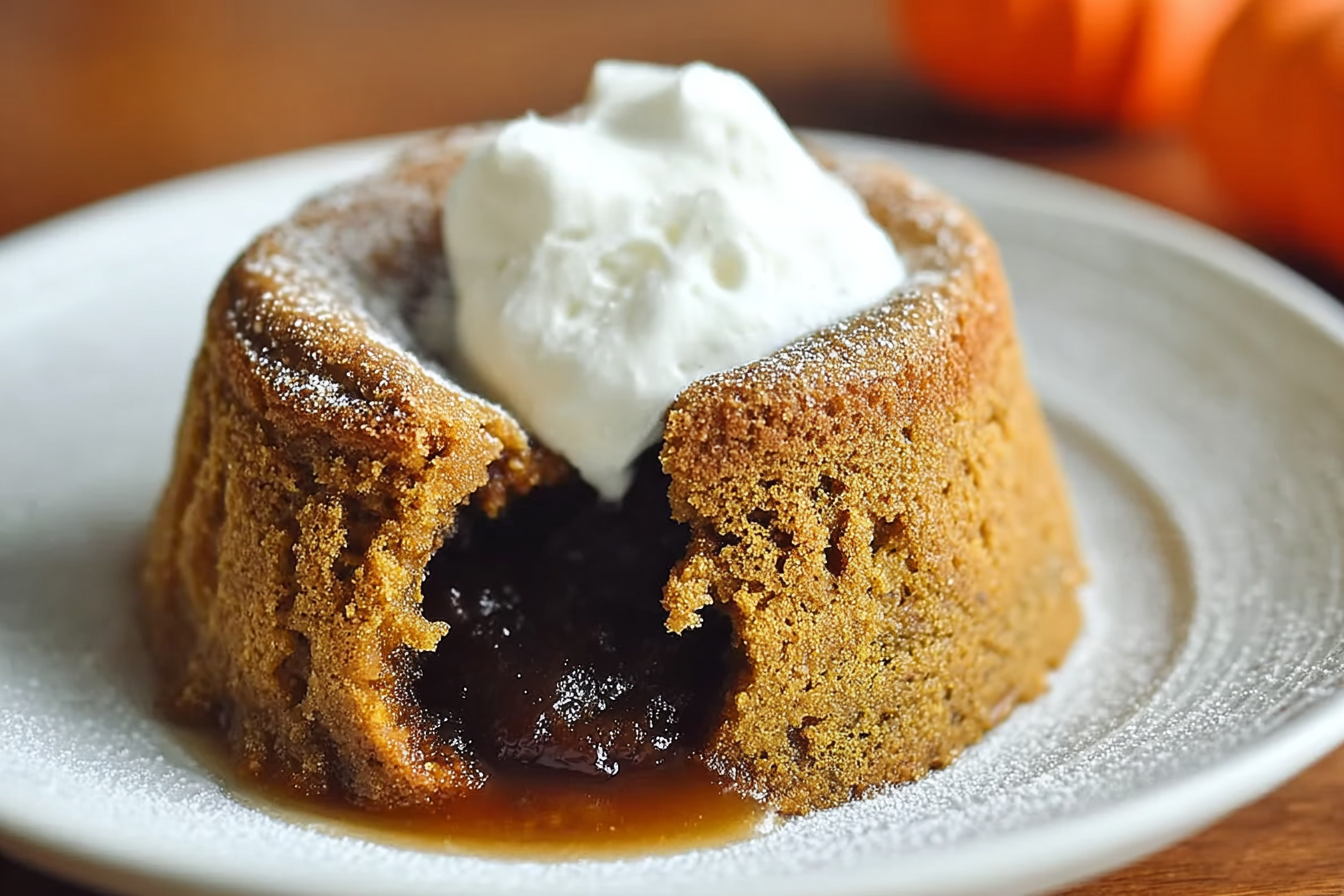 Pumpkin Lava Cake