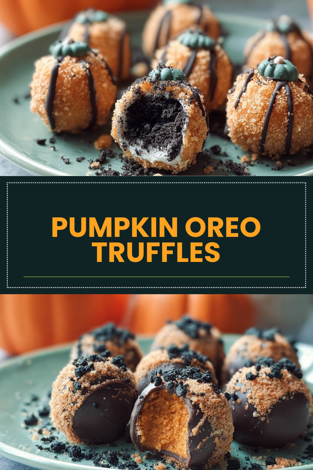 Pumpkin Oreo Truffles