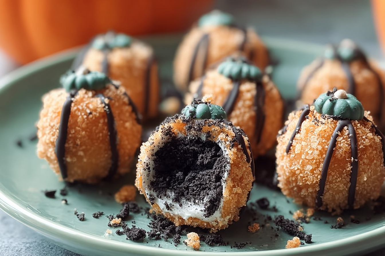 Pumpkin Oreo Truffles