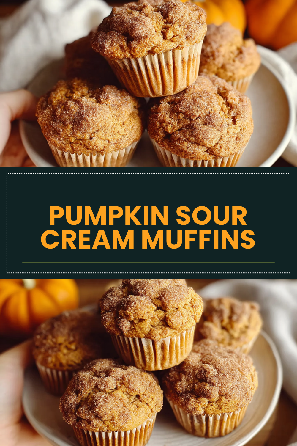 Pumpkin Sour Cream Muffins