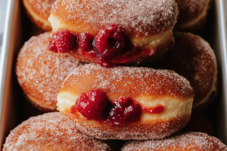 Raspberry Filled Donut Recipe 30.Png