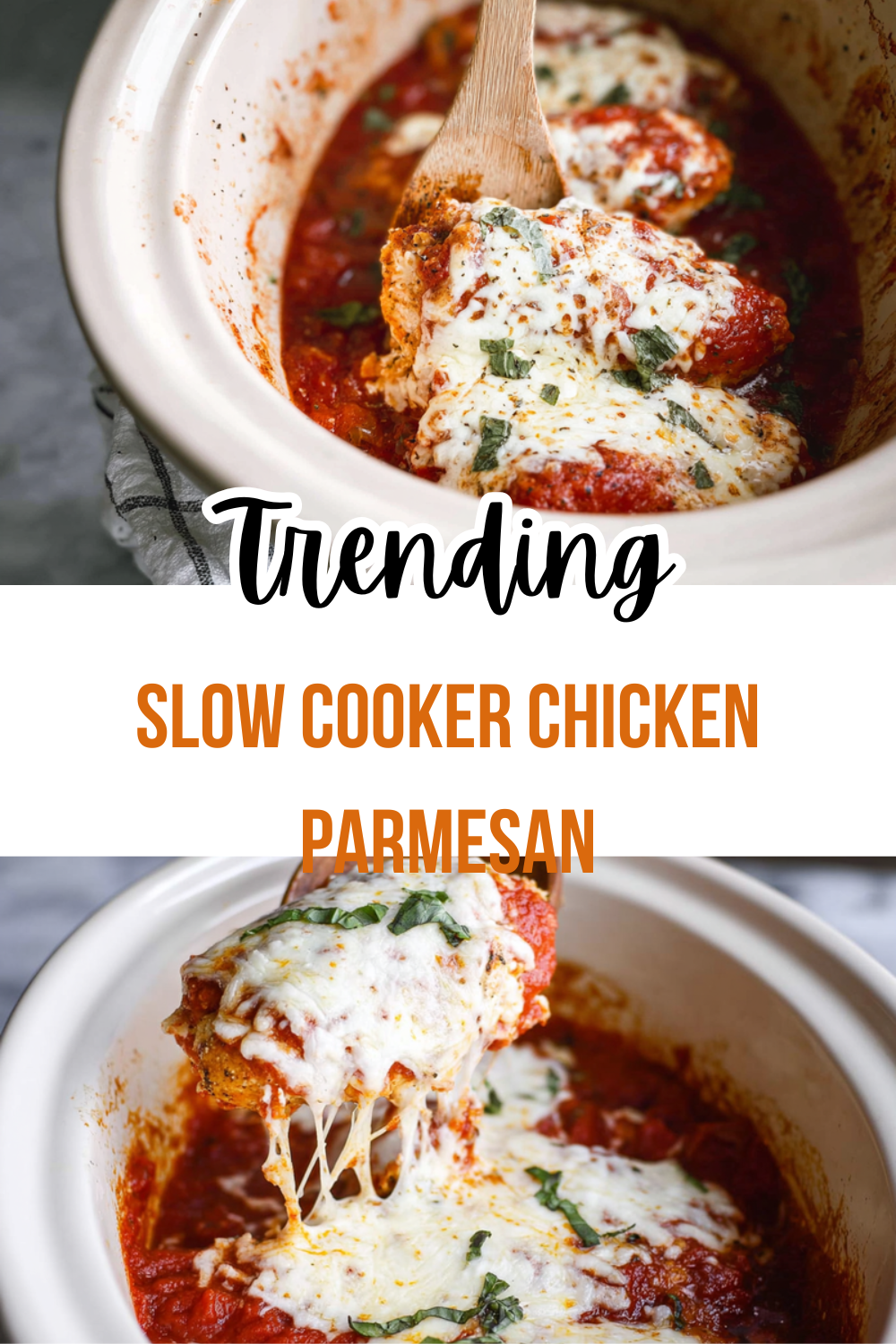 Slow Cooker Chicken Parmesan