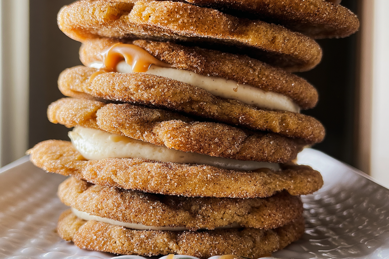 Snickerdoodle Caramel Cookies