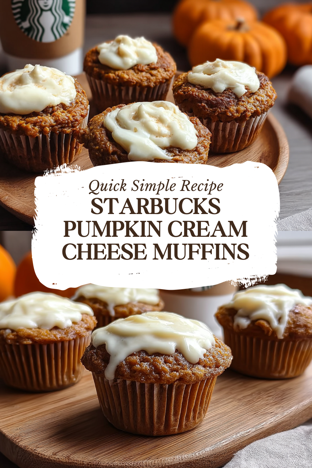 Starbucks Pumpkin Cream Cheese Muffins