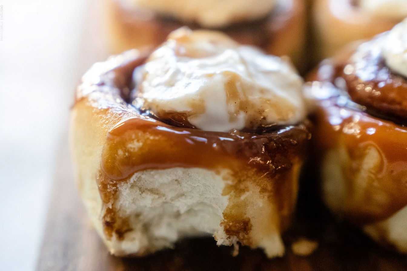 Sticky Toffee Cinnamon Rolls