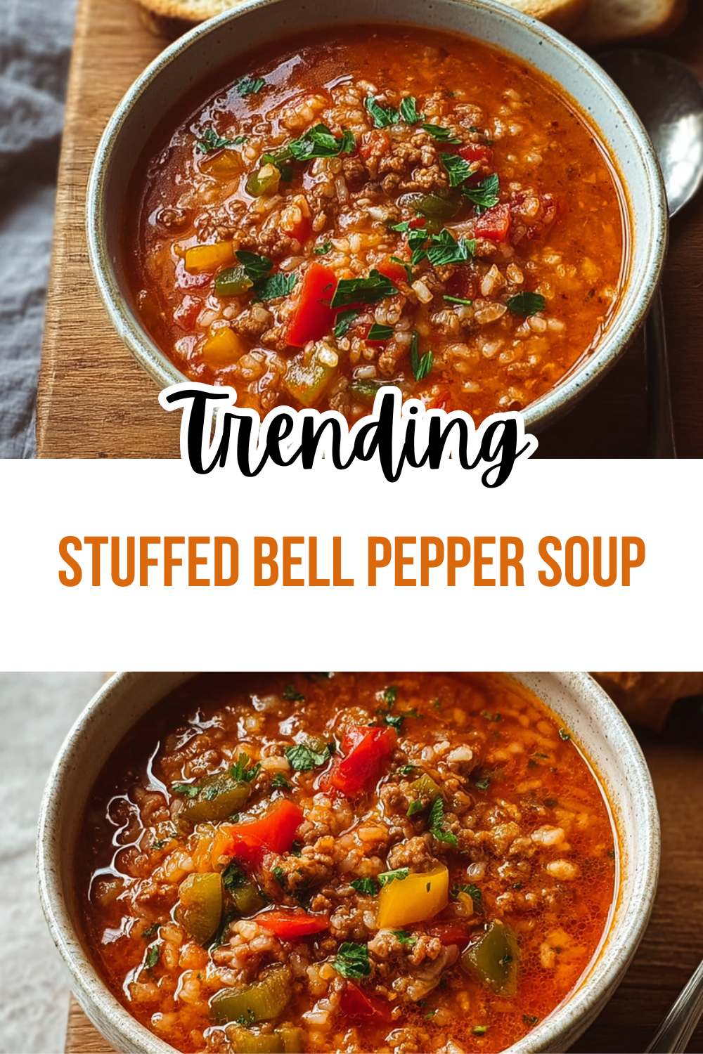 Stuffed Bell Pepper Soup