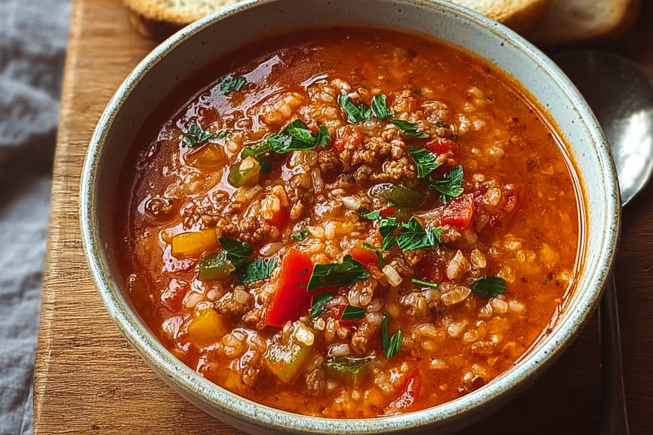 Stuffed Bell Pepper Soup