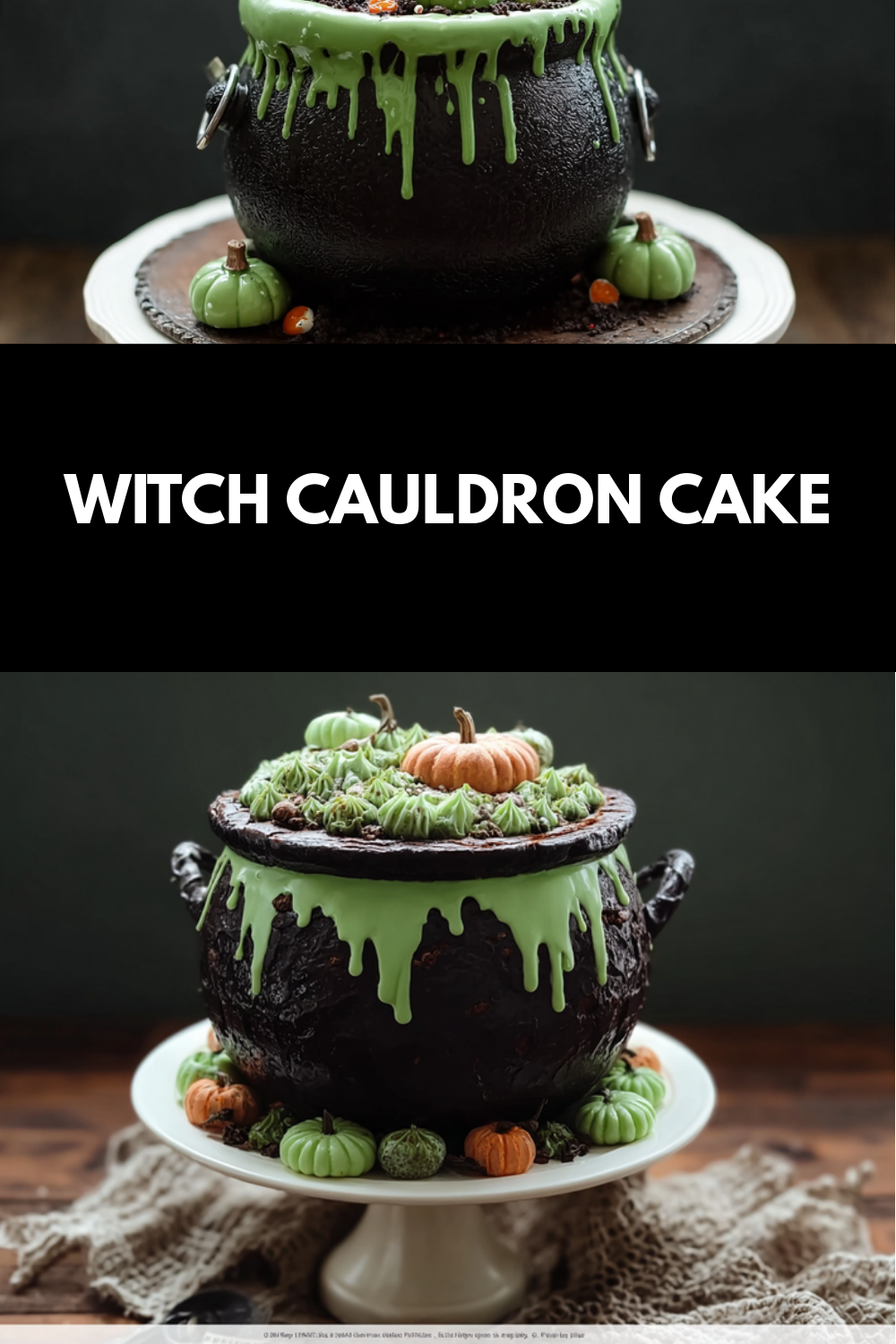 Witch Cauldron Cake