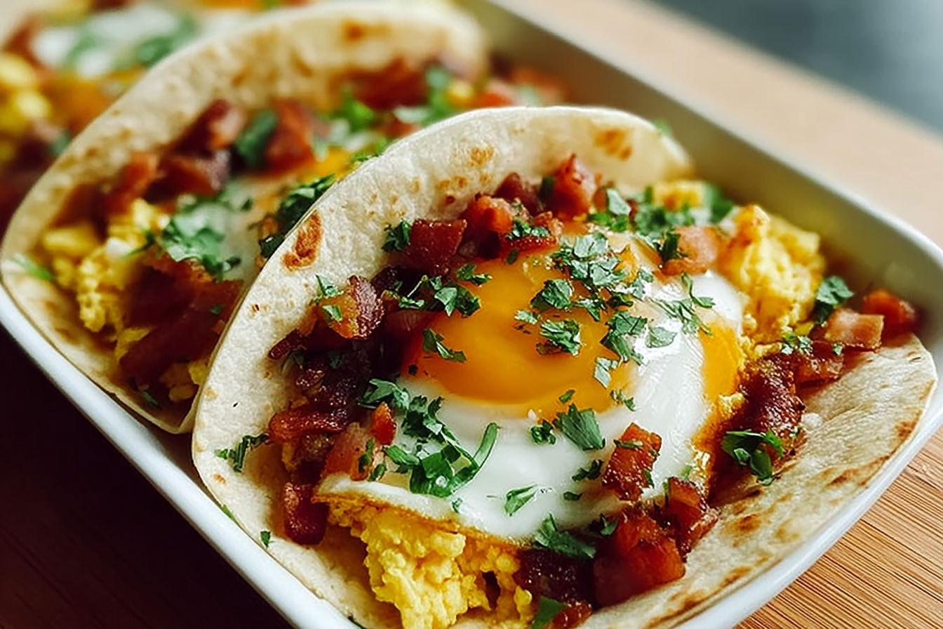 Baked Breakfast Tacos