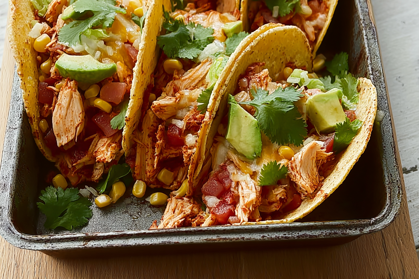 Baked Chicken Tacos