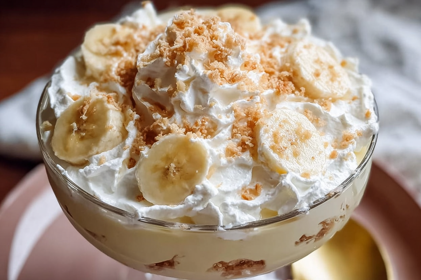 Banana Pudding Fluff Salad
