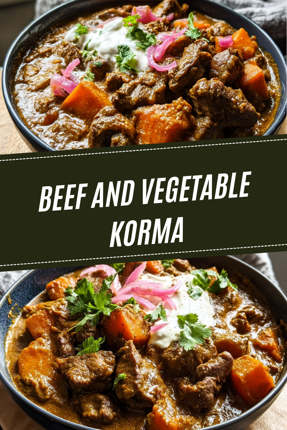 Beef And Vegetable Korma