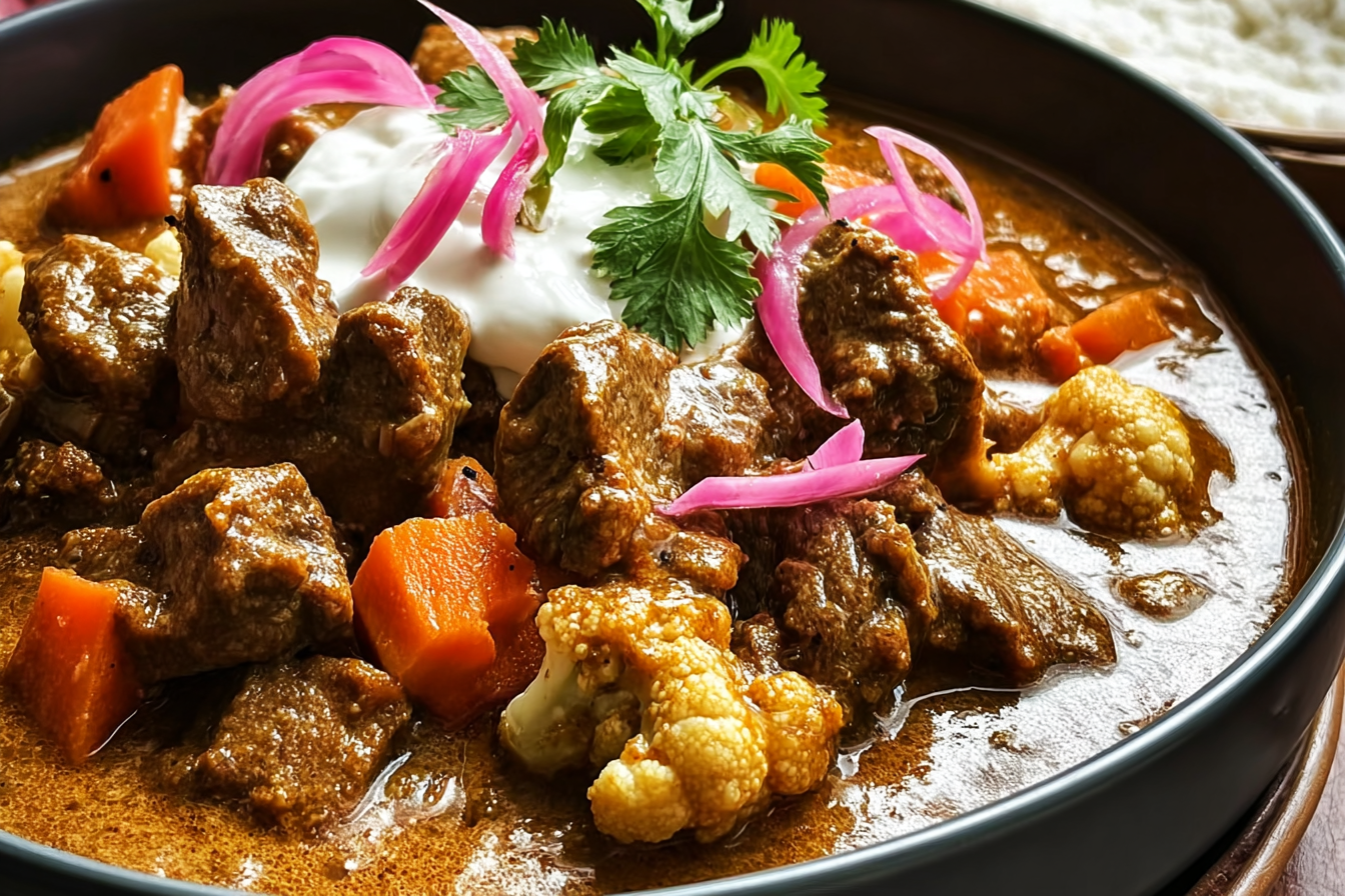 Beef And Vegetable Korma