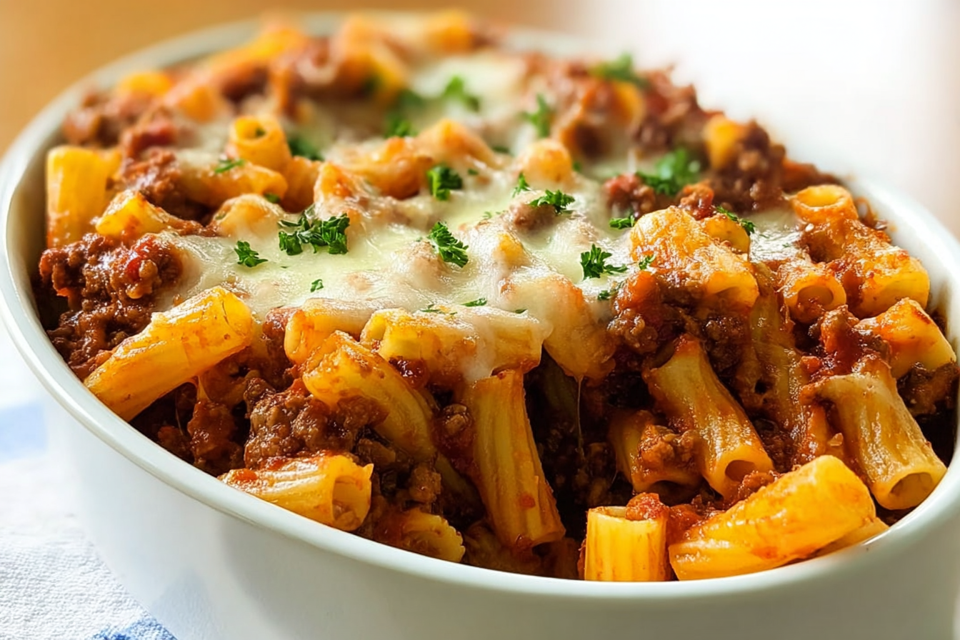Beef Ragu Pasta Bake