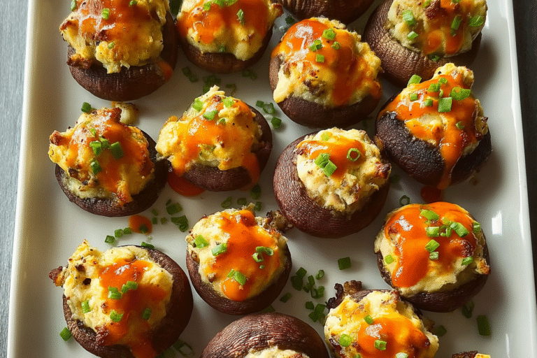 Buffalo Stuffed Mushrooms 76.Png
