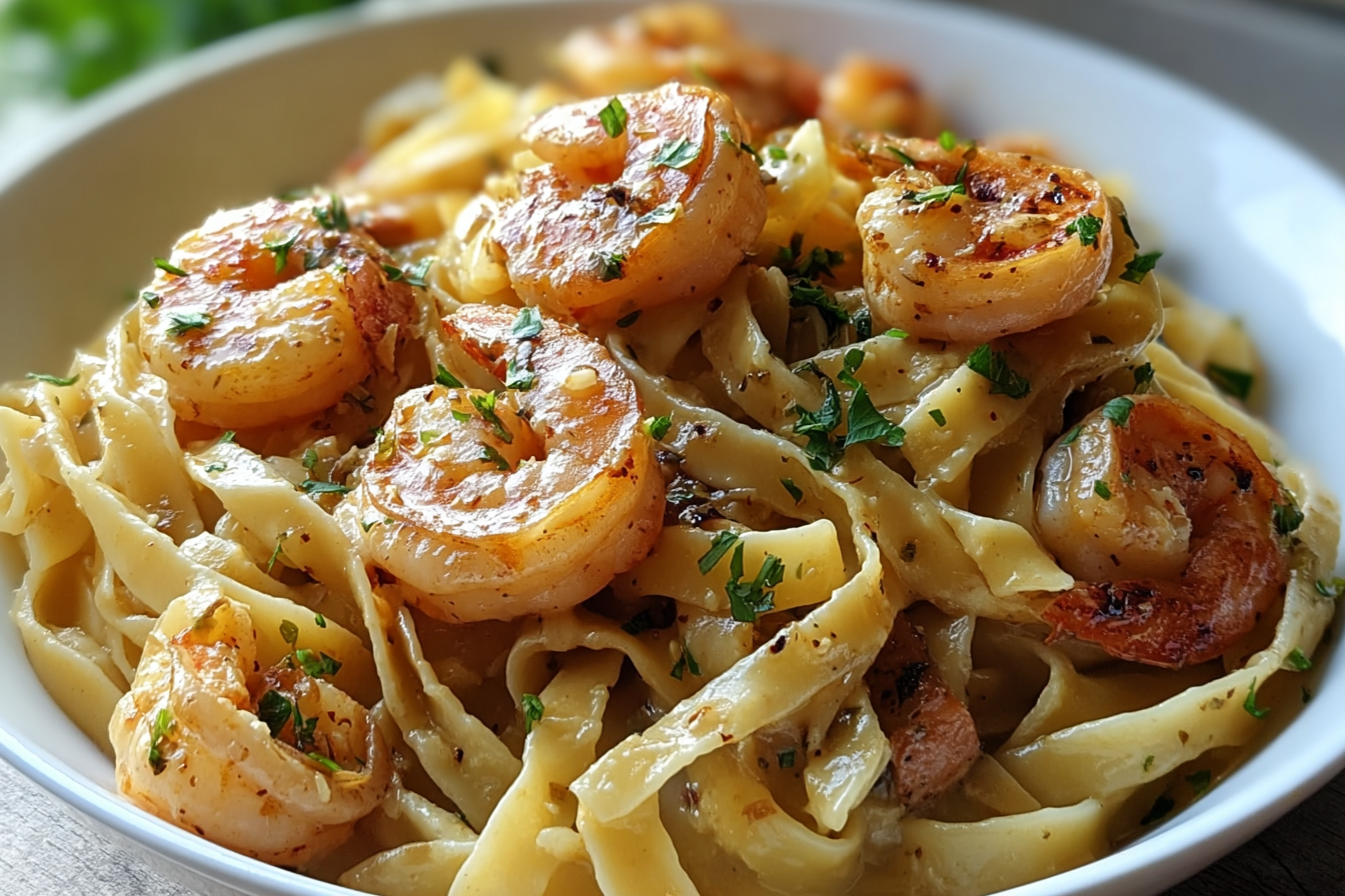 Cajun Shrimp And Chicken Pasta