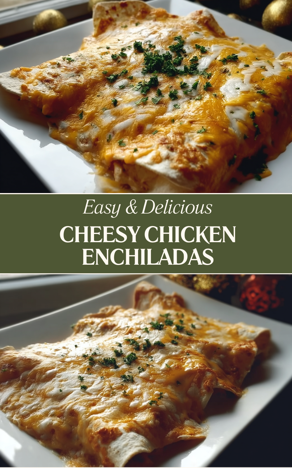 Cheesy Chicken Enchiladas