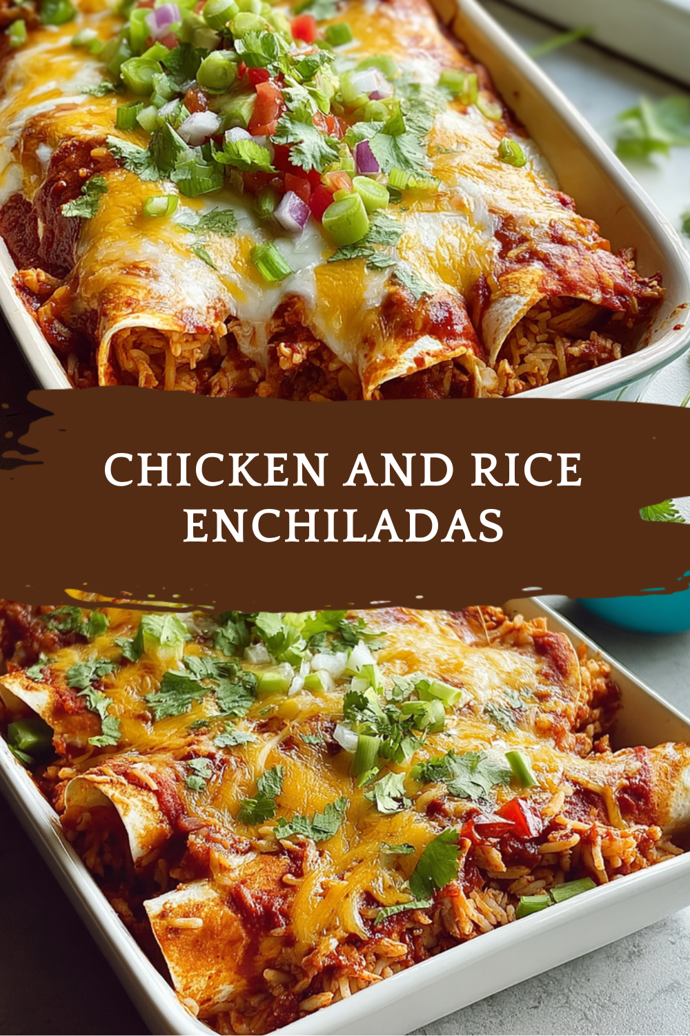 Chicken And Rice Enchiladas