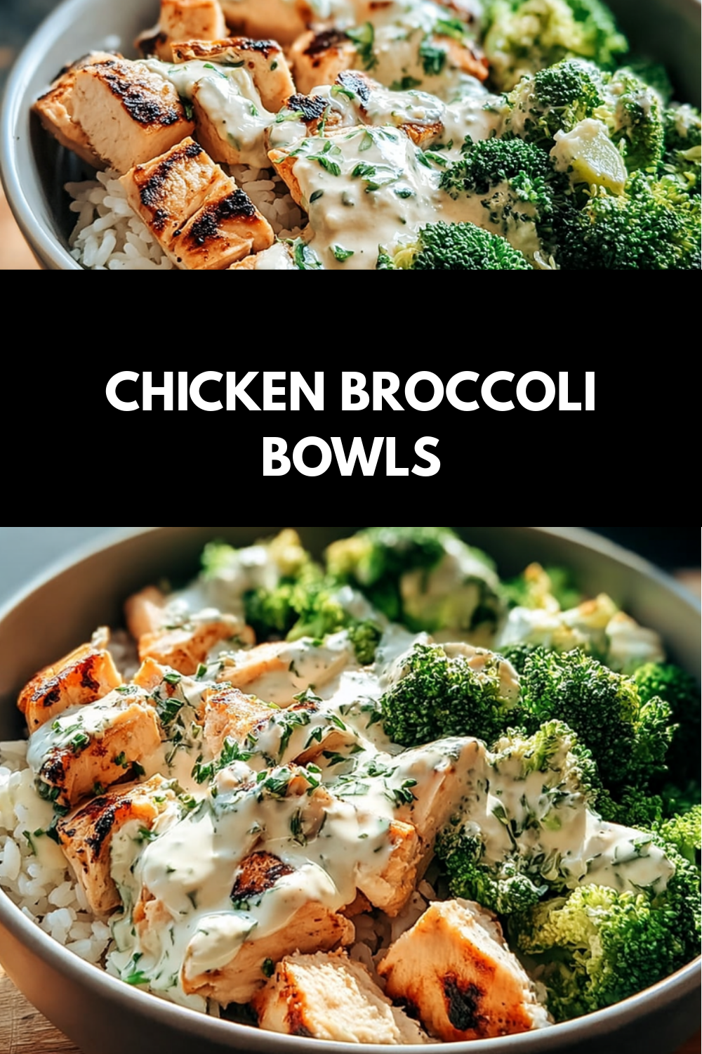 Chicken Broccoli Bowls