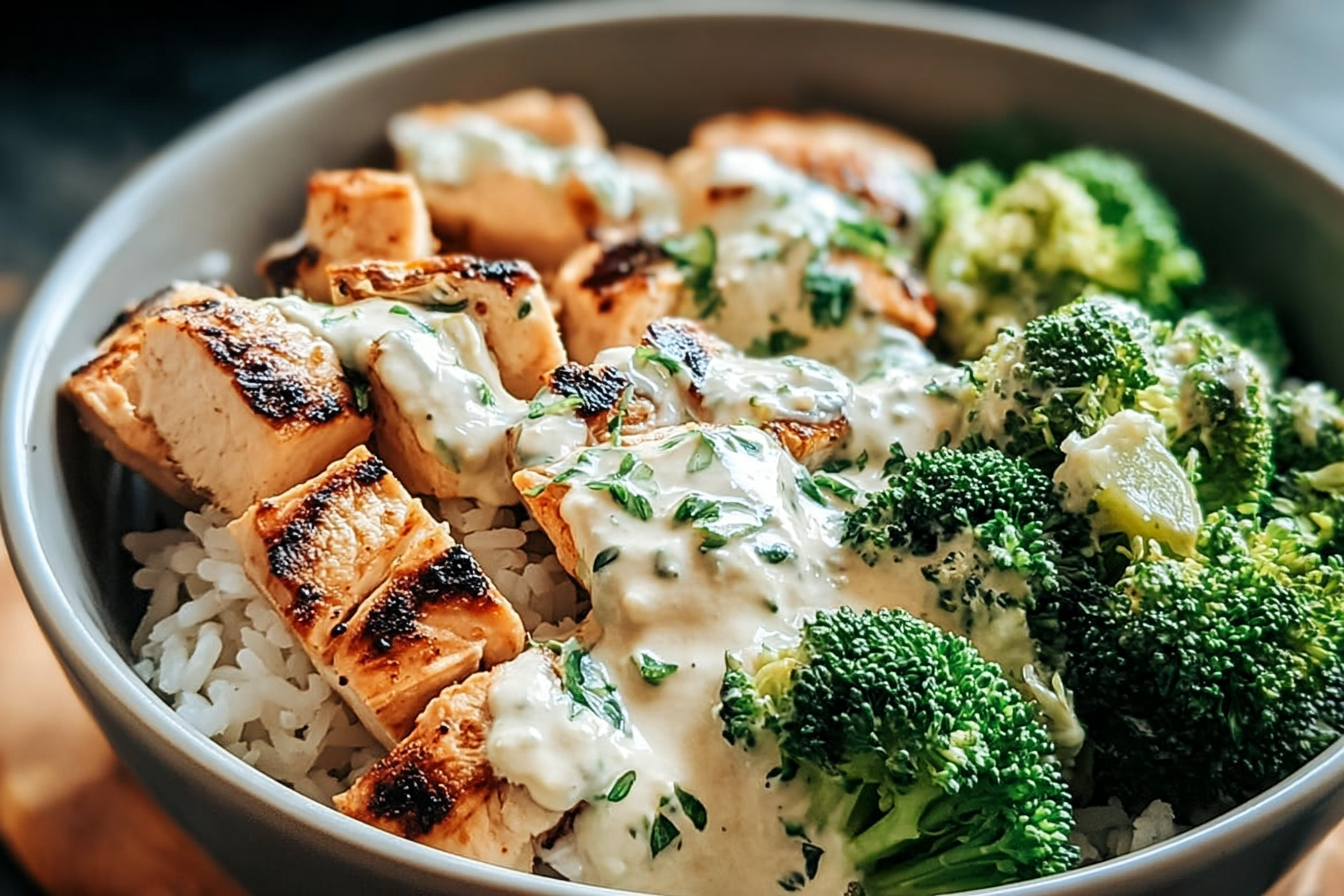 Chicken Broccoli Bowls