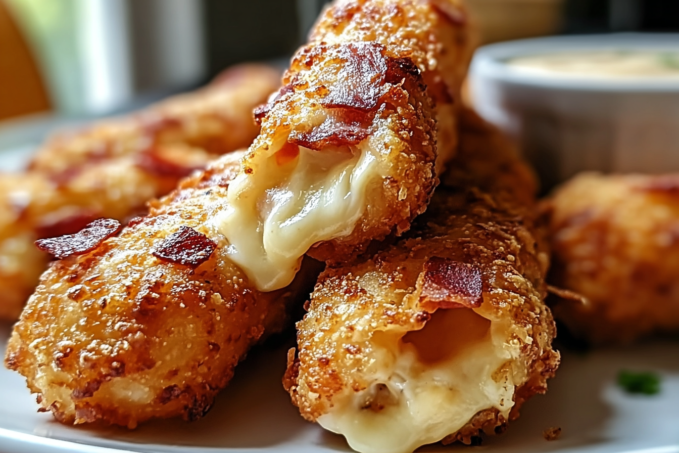 Chicken Cheese Stick Bombs