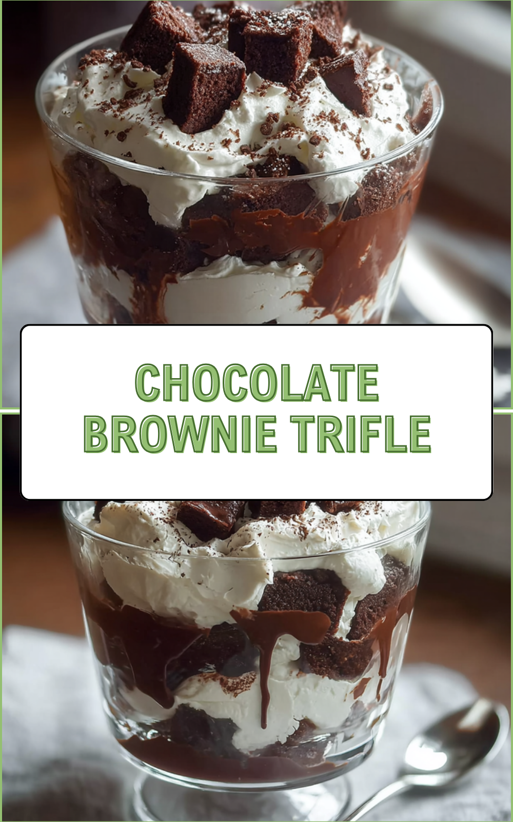 Chocolate Brownie Trifle