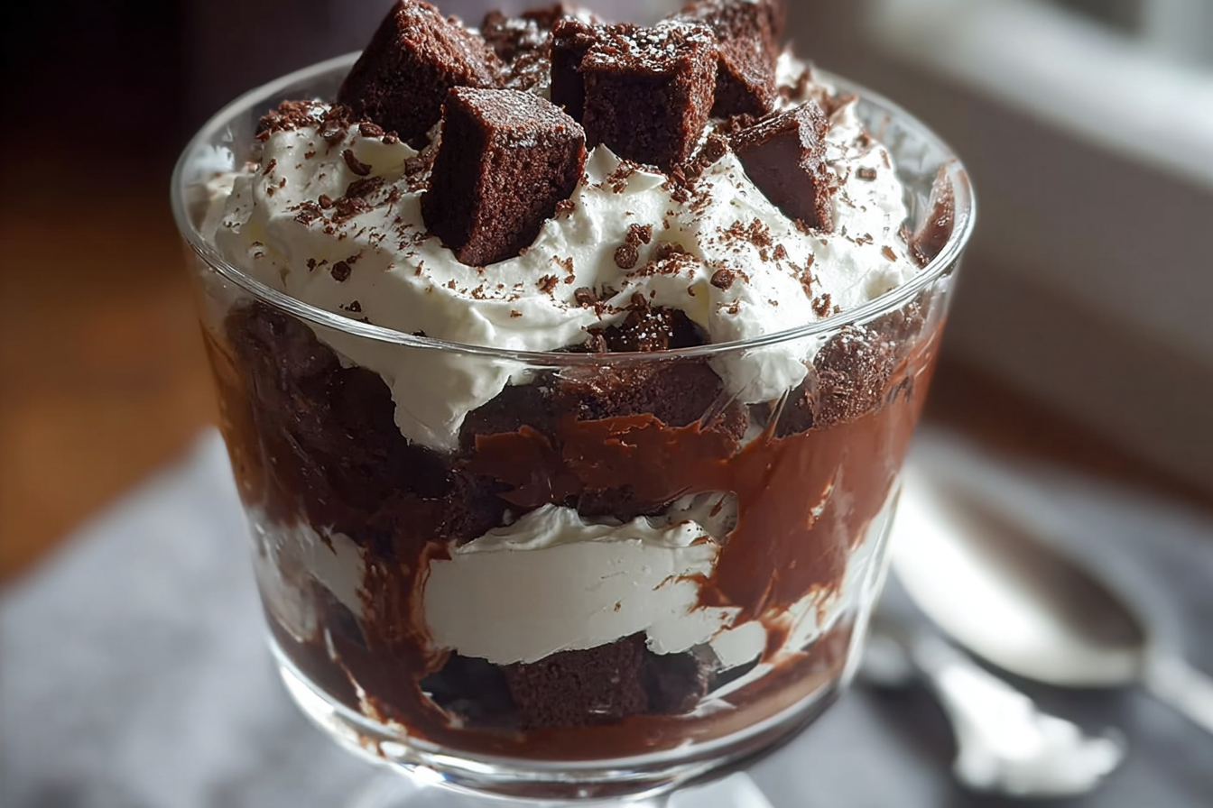 Chocolate Brownie Trifle