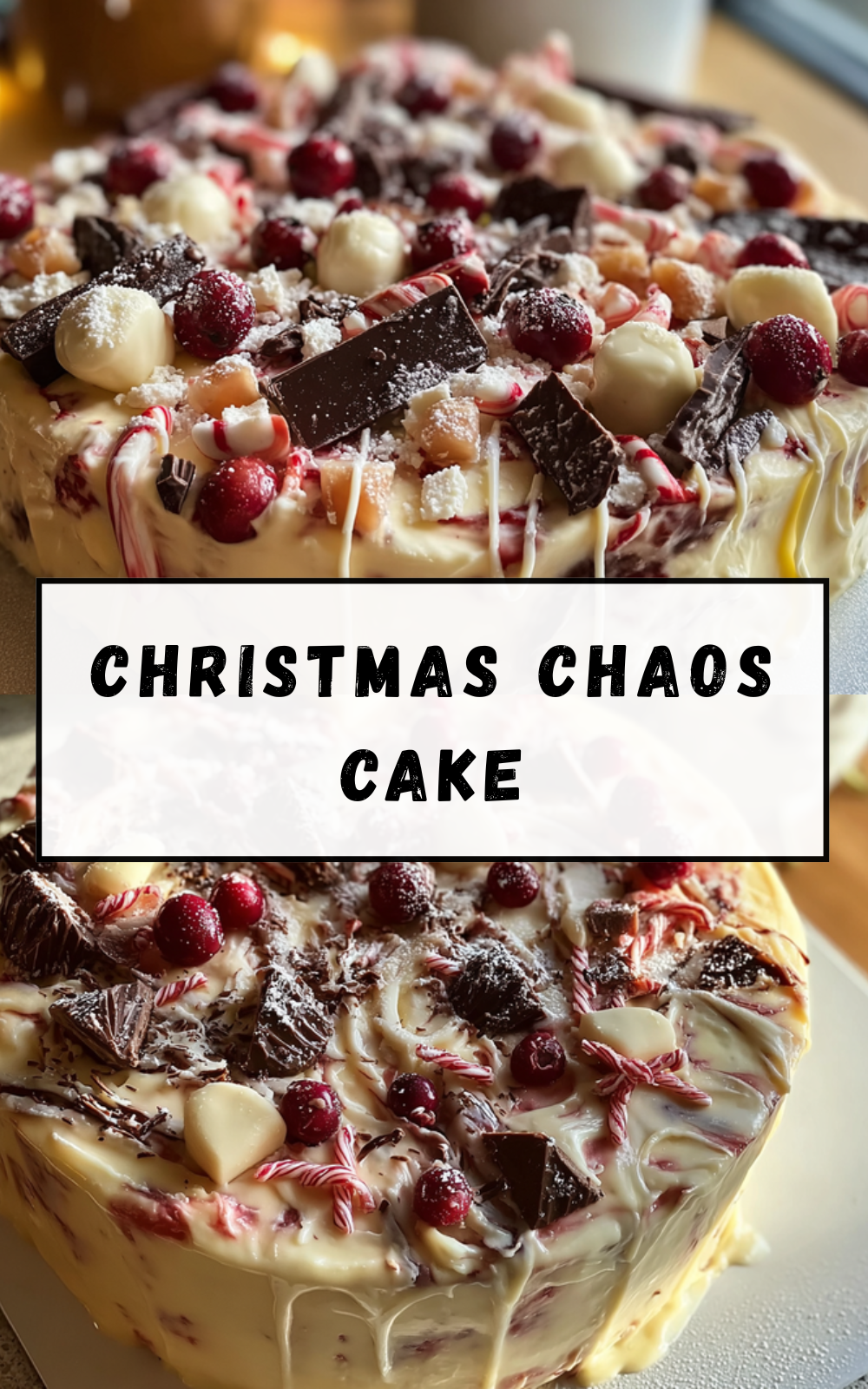 Christmas Chaos Cake
