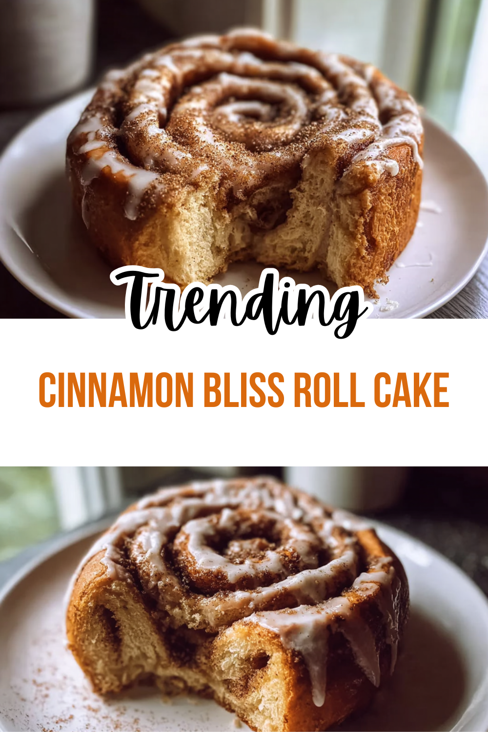 Cinnamon Bliss Roll Cake