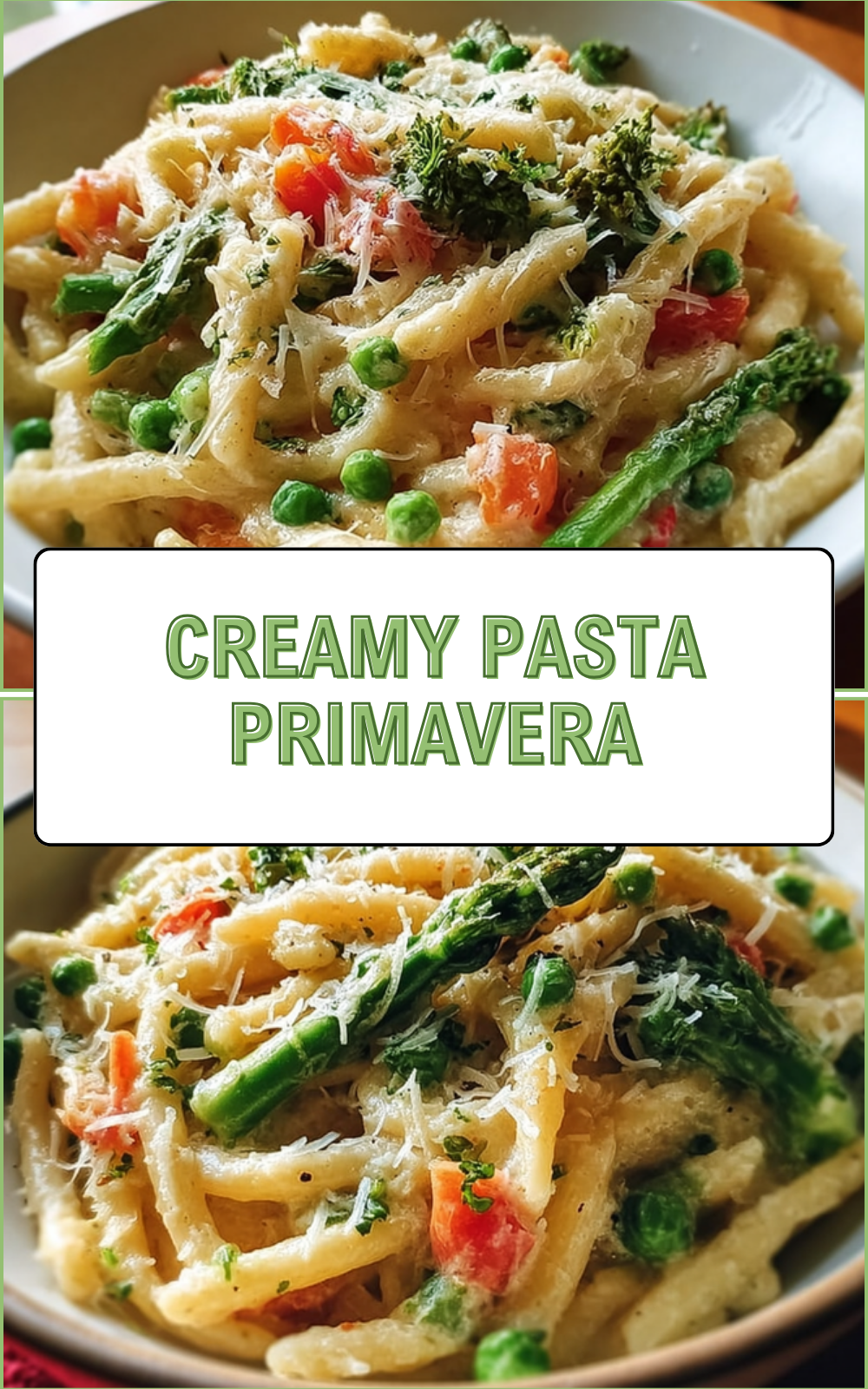 Creamy Pasta Primavera