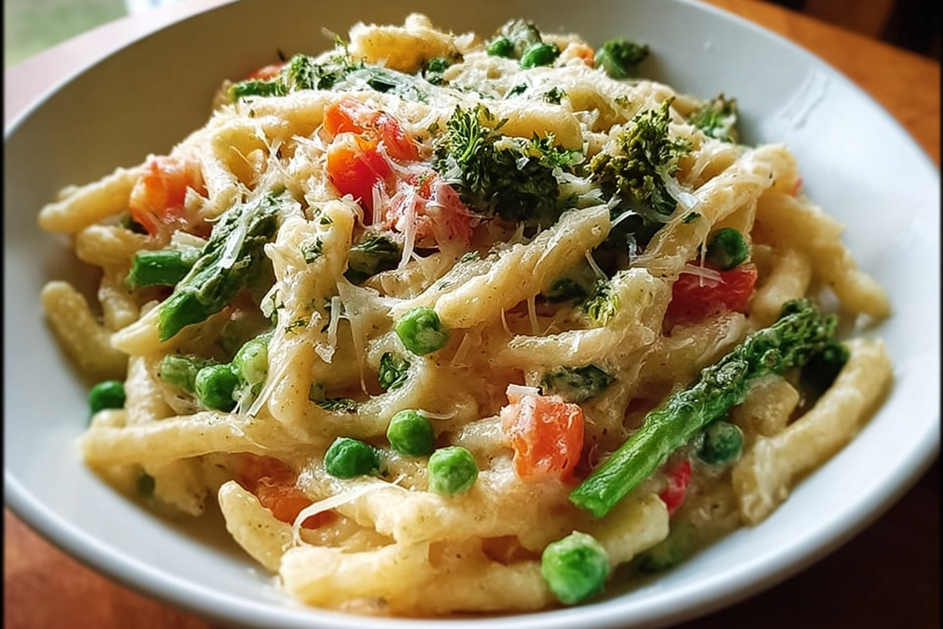 Creamy Pasta Primavera