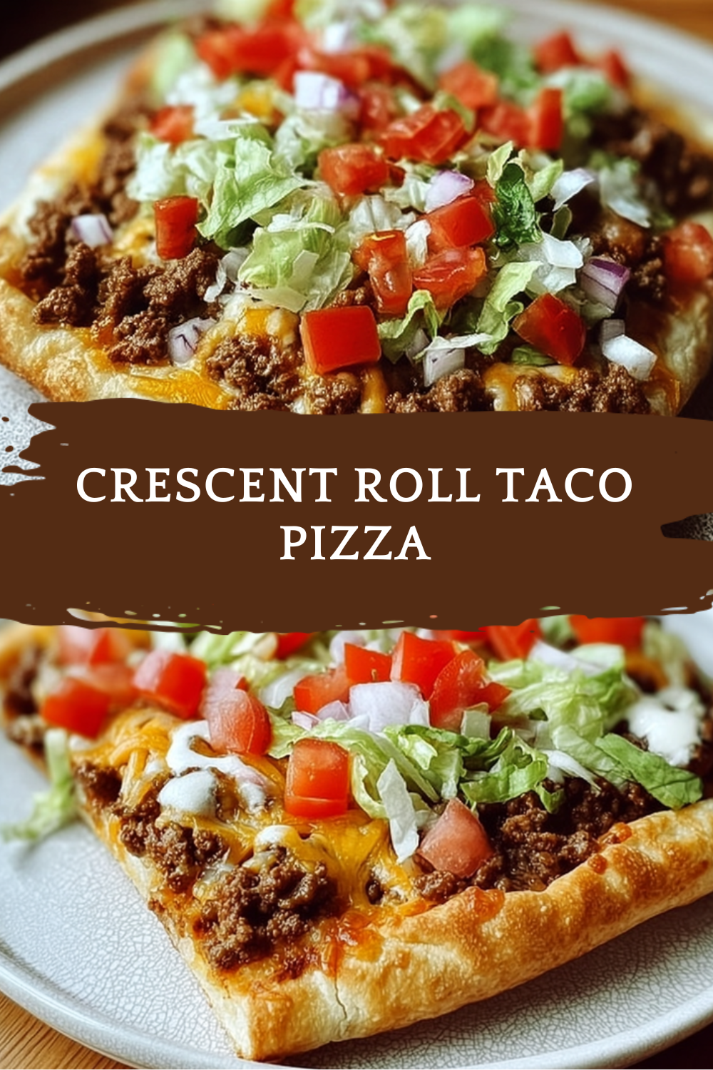 Crescent Roll Taco Pizza