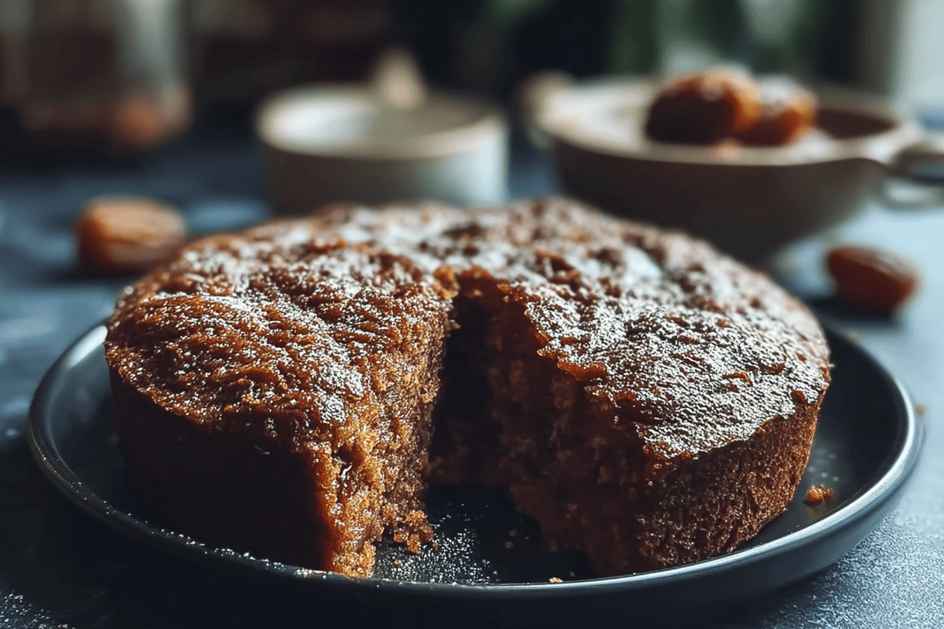 Date Cake Recipe With Rich Caramel Sauce And Moist Texture