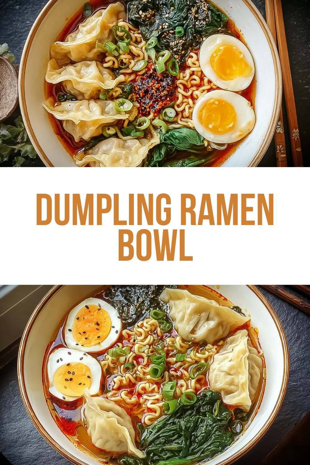 Dumpling Ramen Bowl