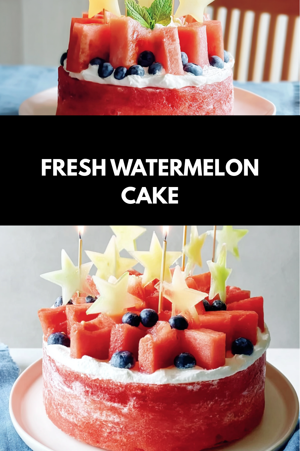 Fresh Watermelon Cake
