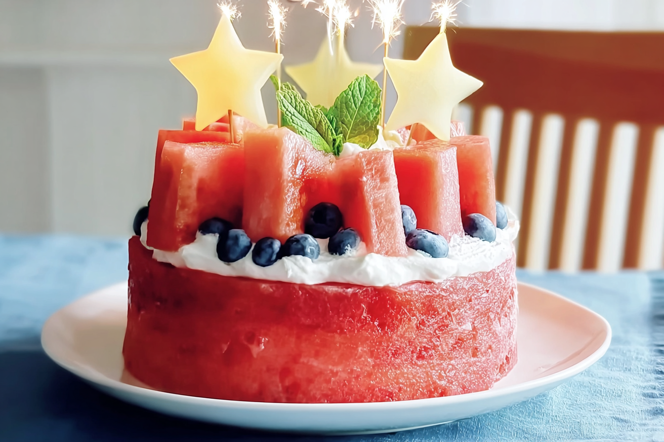 Fresh Watermelon Cake