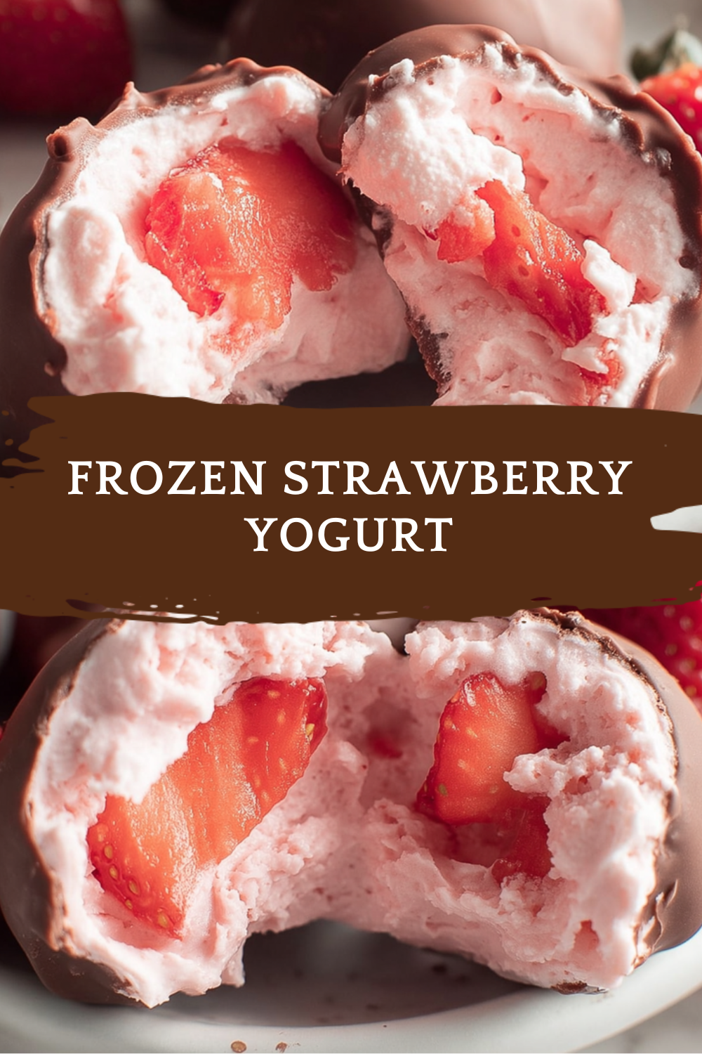 Frozen Strawberry Yogurt