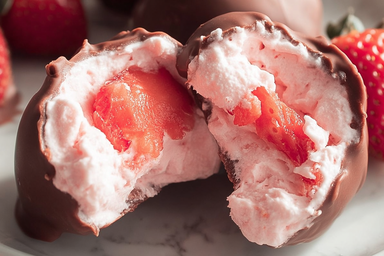 Frozen Strawberry Yogurt