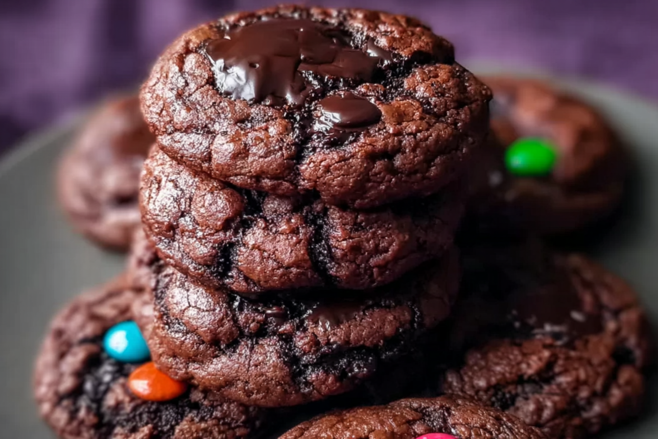 Fudgy Cosmic Brownie Cookies