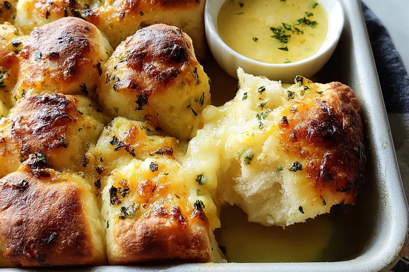 Garlic Herb And Cheese Pull Apart