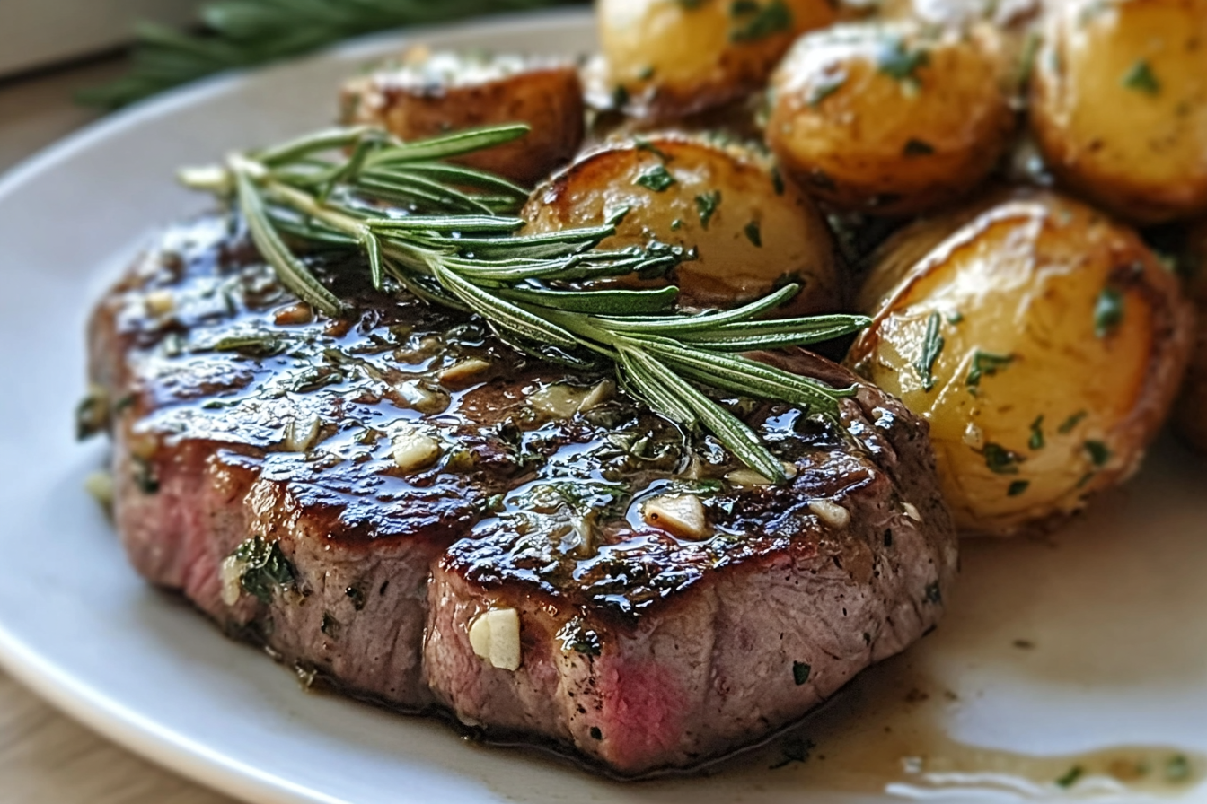 Garlic Herb Steak
