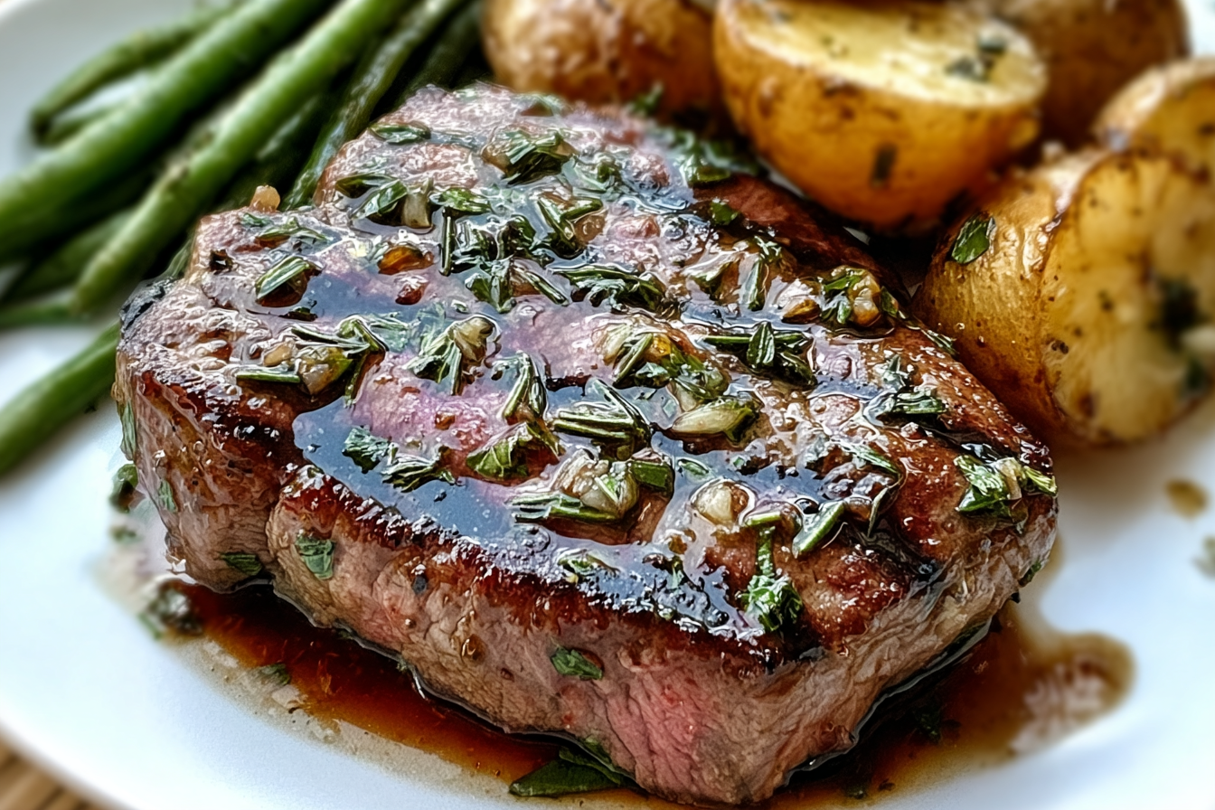 Garlic Herb Steak