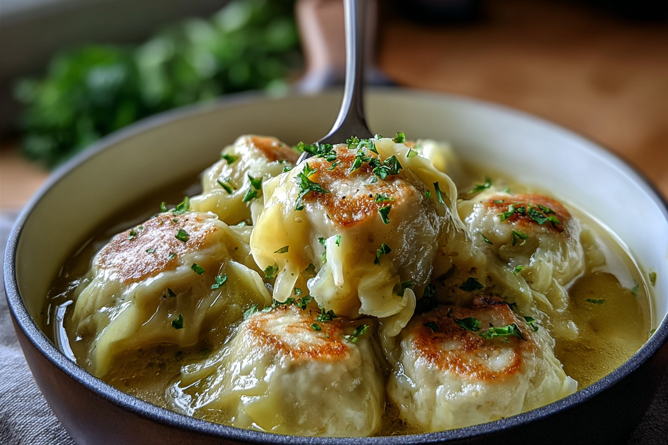 German Cabbage And Dumplings