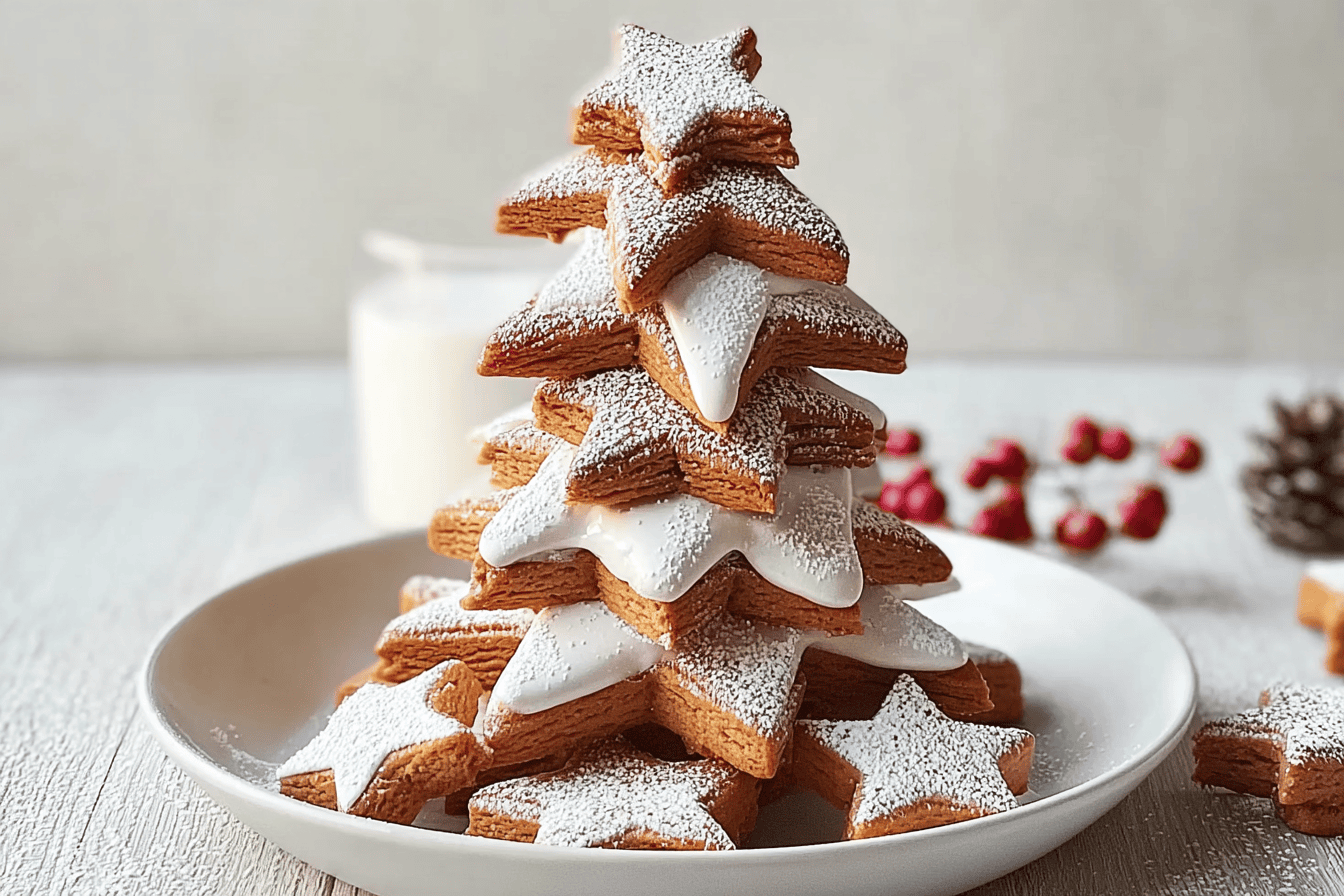 Gingerbread Star Trees Recipe For Festive Holiday Baking