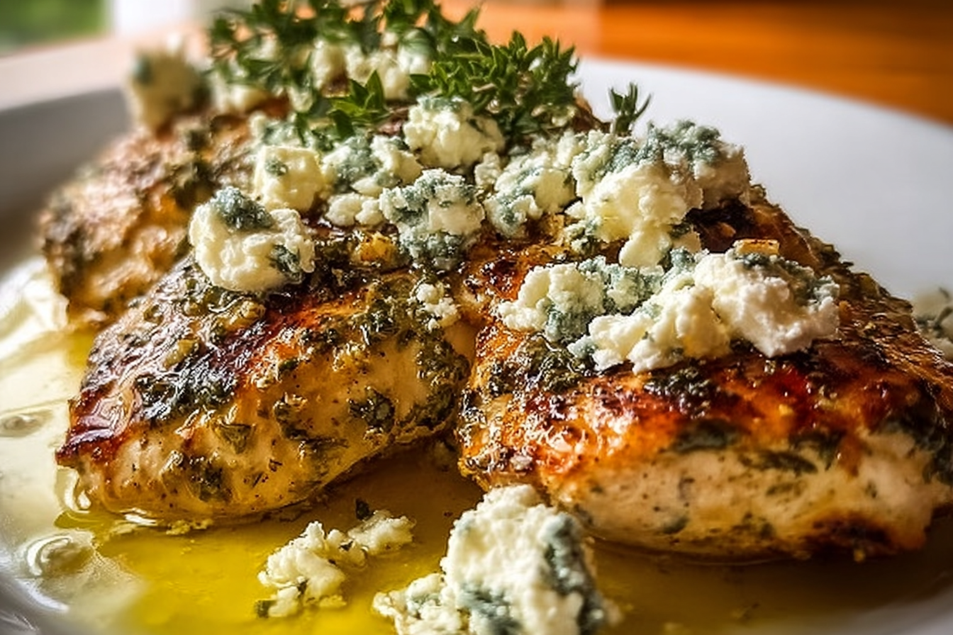 Greek Chicken With Lemon And Feta