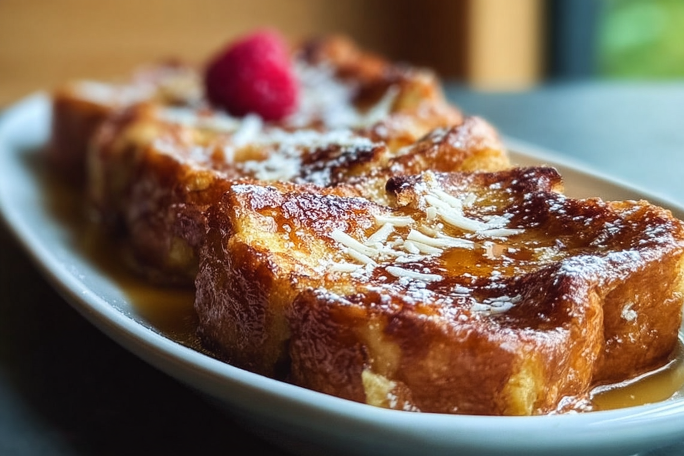 Hawaiian Roll French Toast Bake