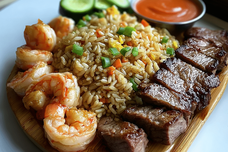 Hibachi Steak Shrimp Fried Rice Platter 34.Png