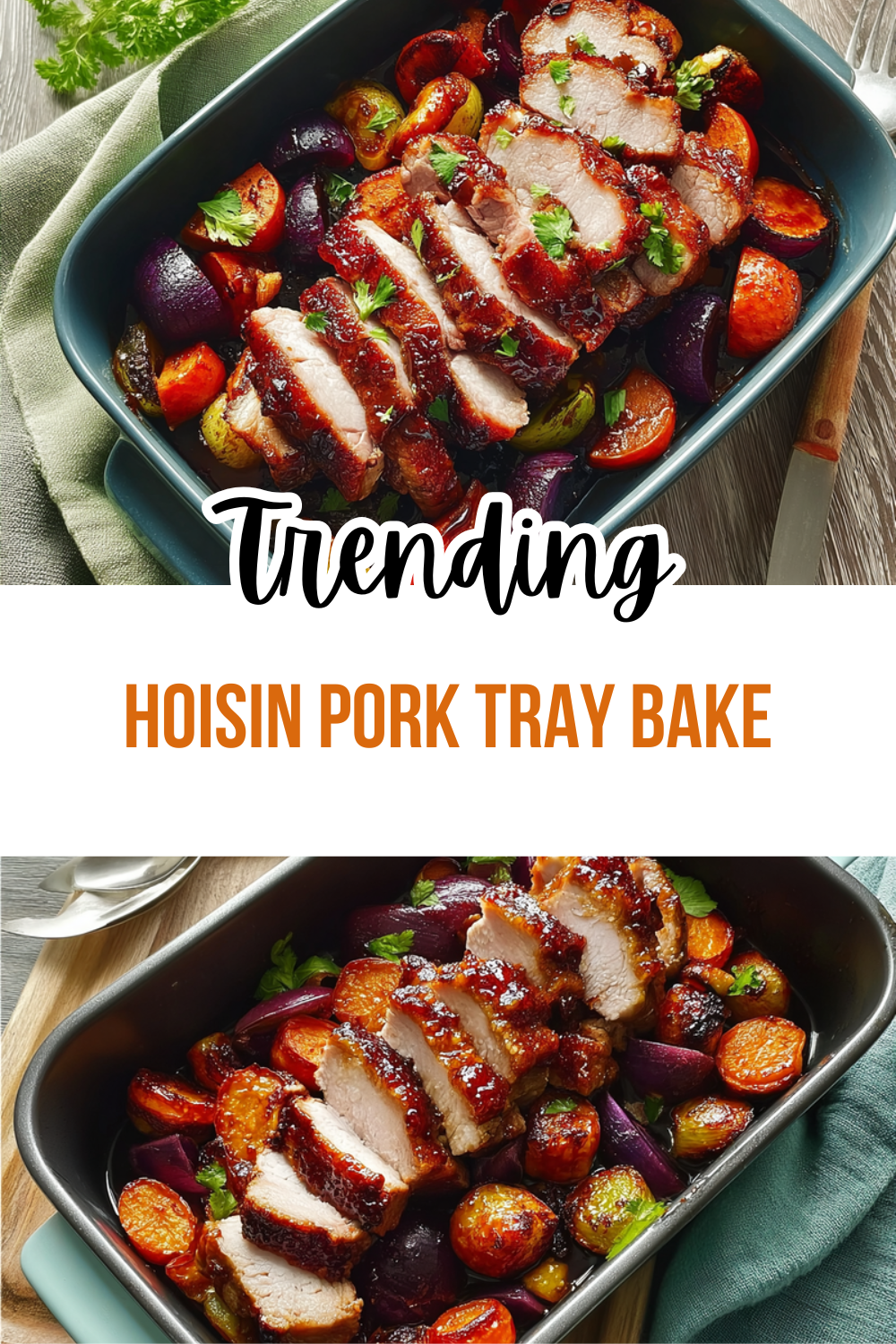 Hoisin Pork Tray Bake